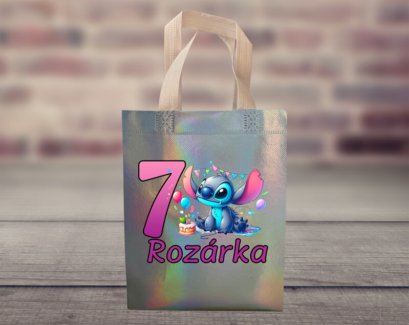 Dárková taška Narozeniny Modrá příšerka Dárková taška Narozeniny Modrá příšerka