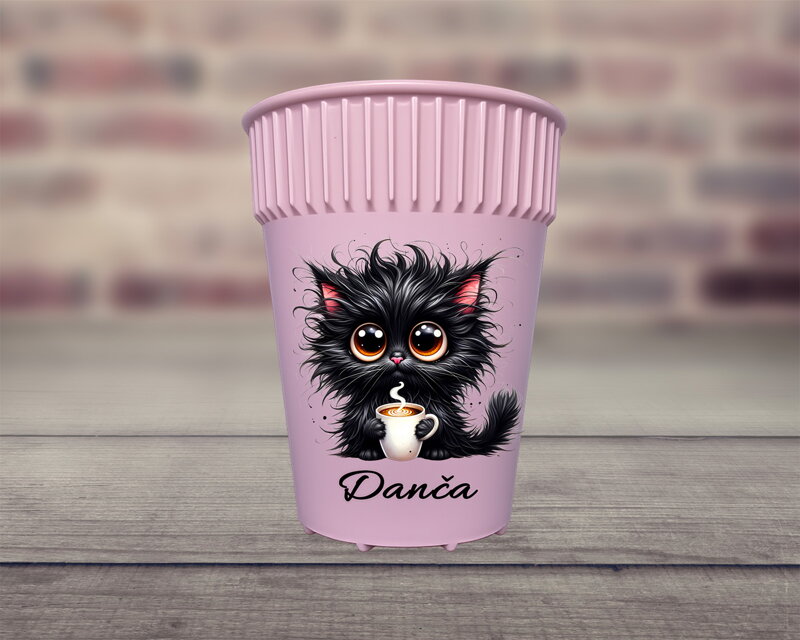 HOT CUP kelímek Cat Coffee