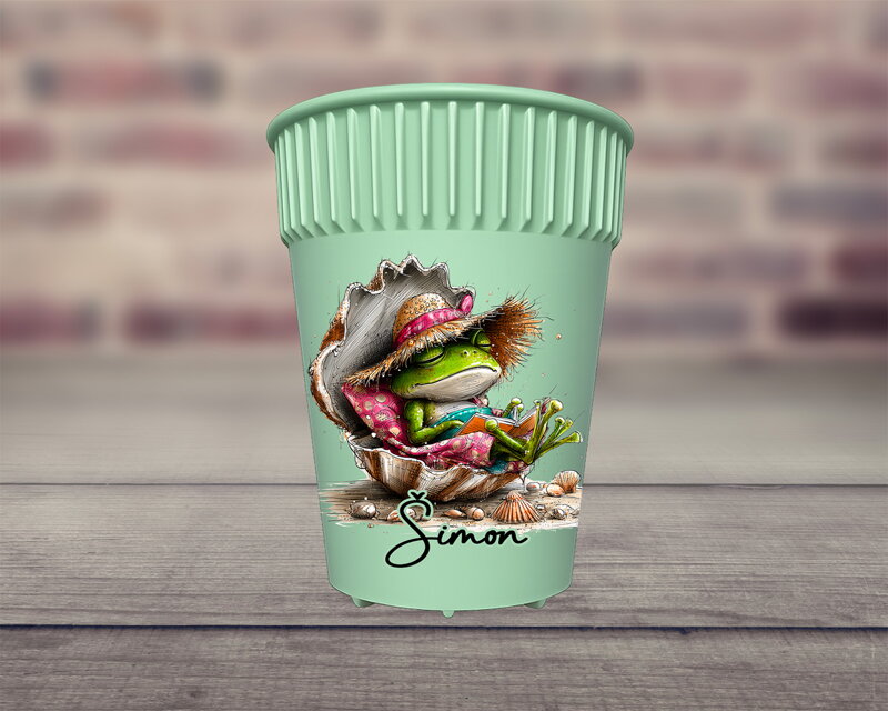 HOT CUP kelímek Letní žabka