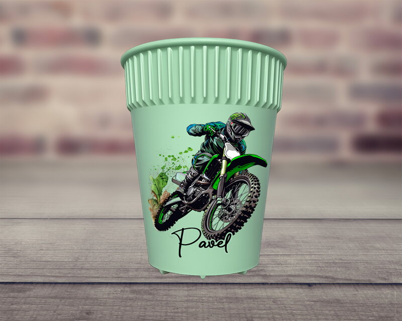 HOT CUP kelímek Motokros