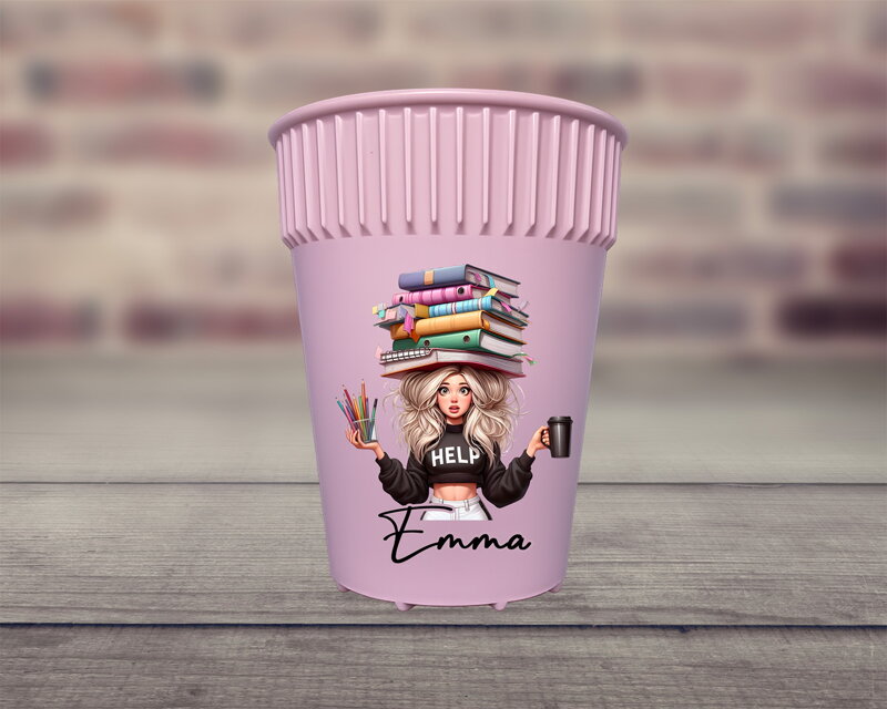 HOT CUP kelímek Studující dívka