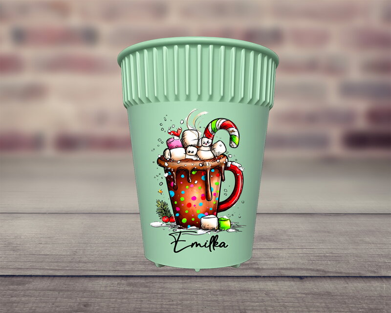 HOT CUP kelímek Vánoce Kreslené