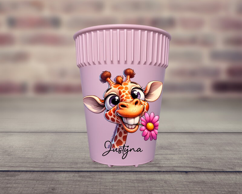 HOT CUP kelímek Žirafa FACE