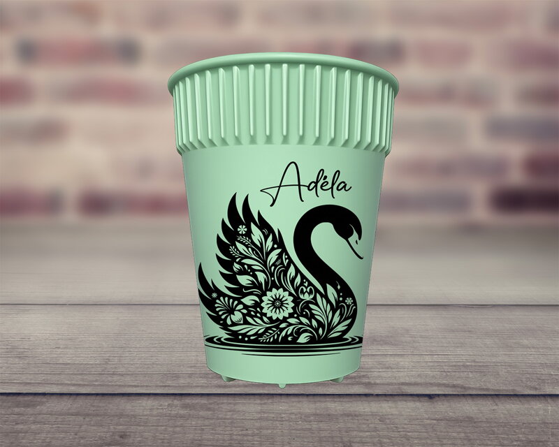 HOT CUP kelímek Zvířata black