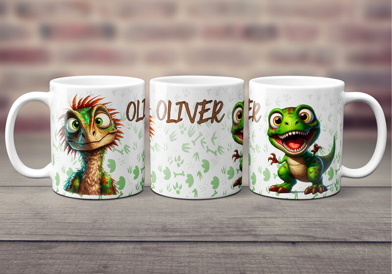 Celopotisk hrnek Crazy dino Celopotisk hrnek Crazy dino