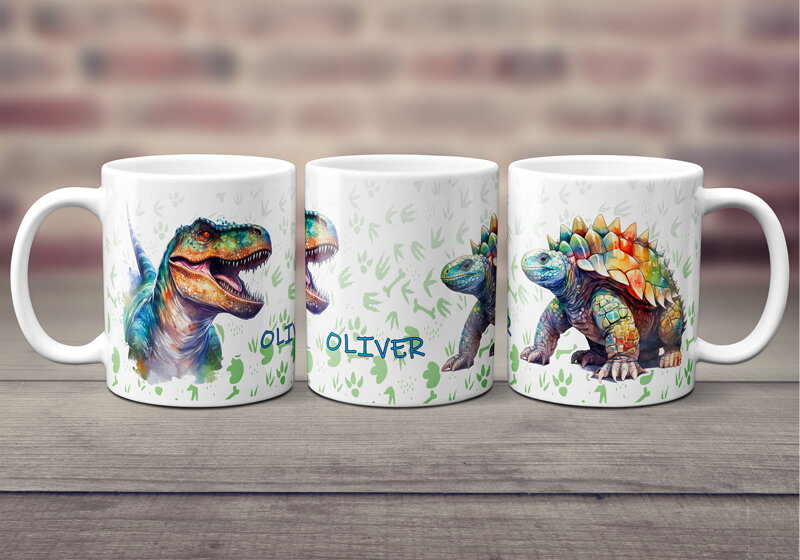 Celopotisk hrnek Dinosauři