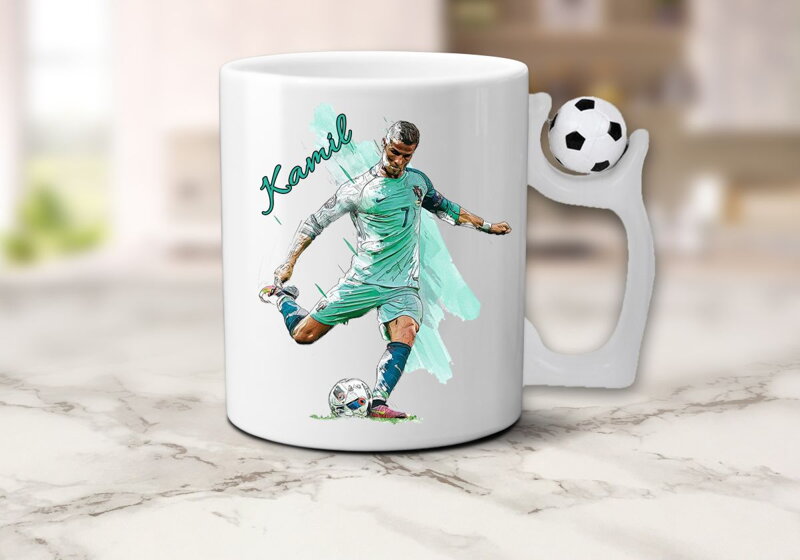 Fotbalový keramický hrnek Fotbal 11 Fotbalový keramický hrnek Fotbal 11