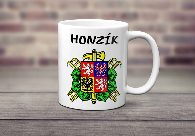 Keramický hrnek Hasič znak