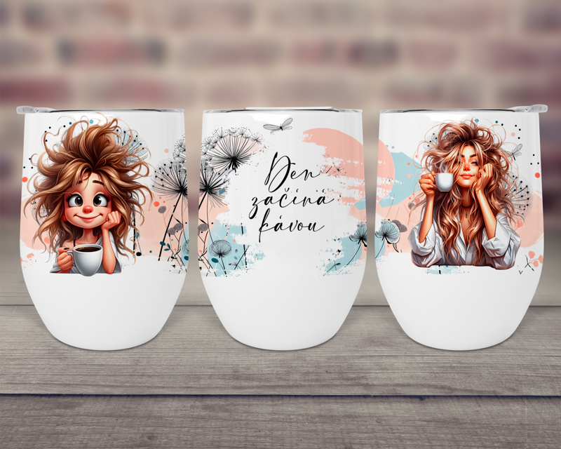 Pohárek na kávu Girl Coffee Pohárek na kávu Girl Coffee