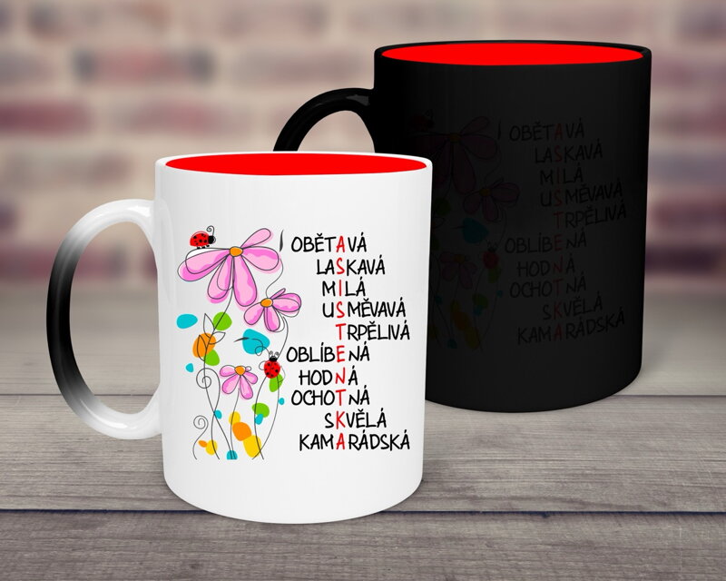 Magický hrnek Asistentka kytky