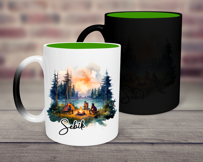 Magický hrnek Kempování a Stanování