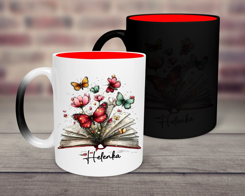 Magický hrnek Květinová kniha