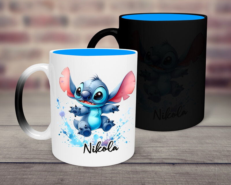 Magický hrnek Modrá příšerka 