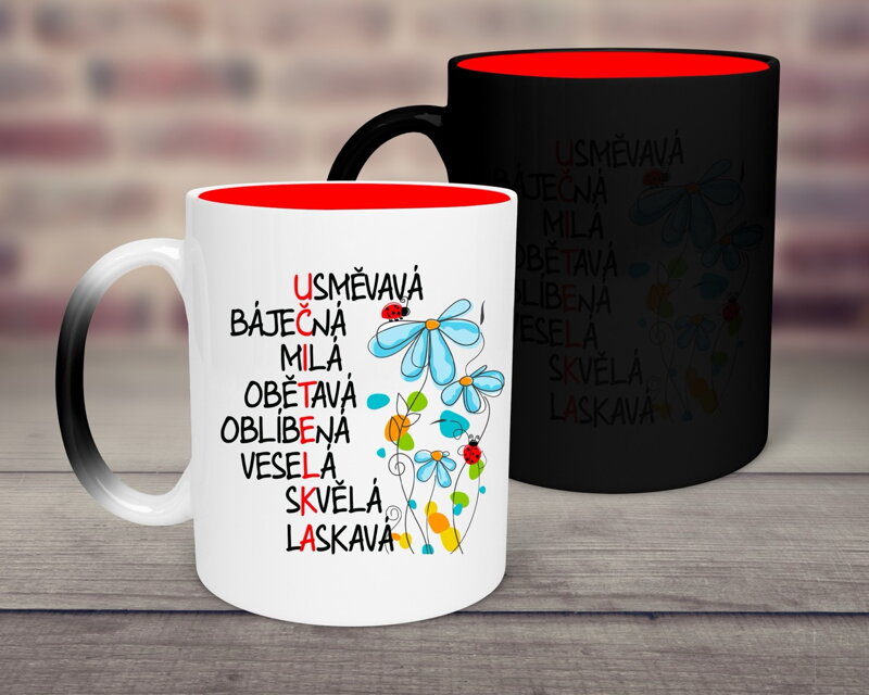 Magický hrnek Učitelka kytky