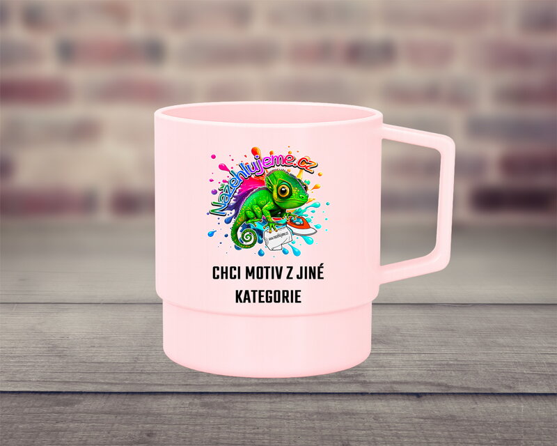 Plastový hrnek barevný MOTIV Z JINÉ KATEGORIE