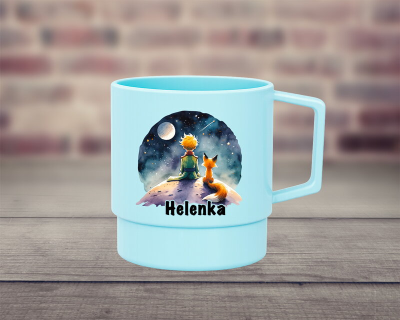 Plastový hrnek barevný Malý princ