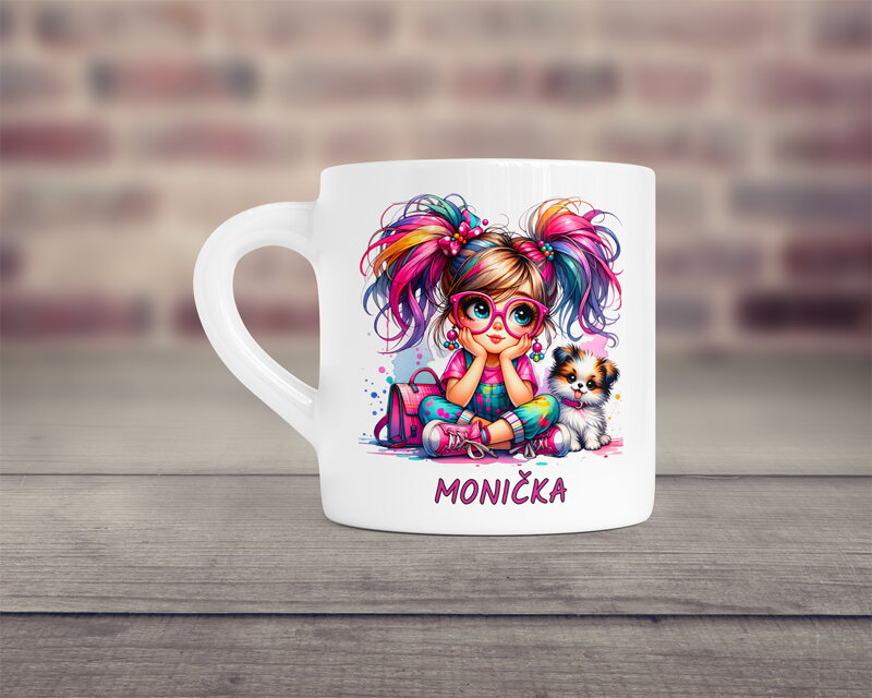 Malý hrnek Duhová holka Malý hrnek Duhová holka