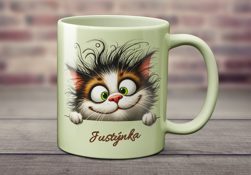 Pastelový keramický hrnek Funny Animals Pastelový keramický hrnek Funny Animals