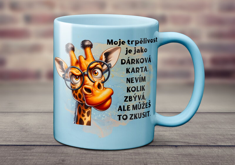 Pastelový keramický hrnek Trpělivost Pastelový keramický hrnek Trpělivost