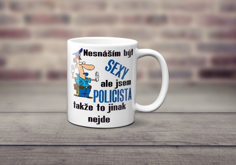 Keramický hrnek Sexy policista Keramický hrnek Sexy policista