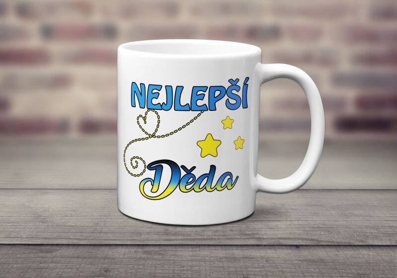 Keramický hrnek Nelepší děda Keramický hrnek Nelepší děda