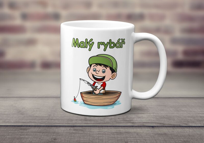 Keramický hrnek Malý rybář Keramický hrnek Malý rybář