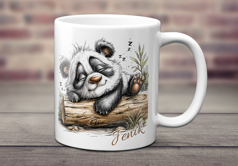 Hrnek Kreslená Panda