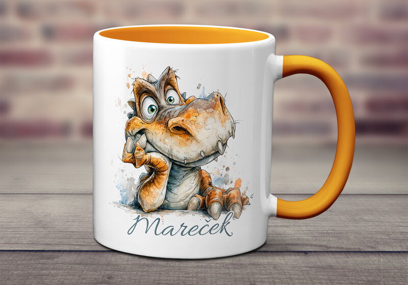 Hrnek Kreslený Dinosaurus