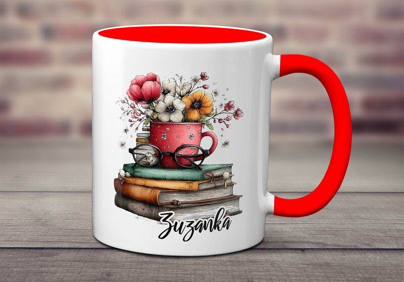 Keramický hrnek Květinová kniha