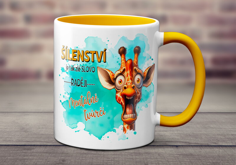 Keramický hrnek Šílenství Keramický hrnek Šílenství