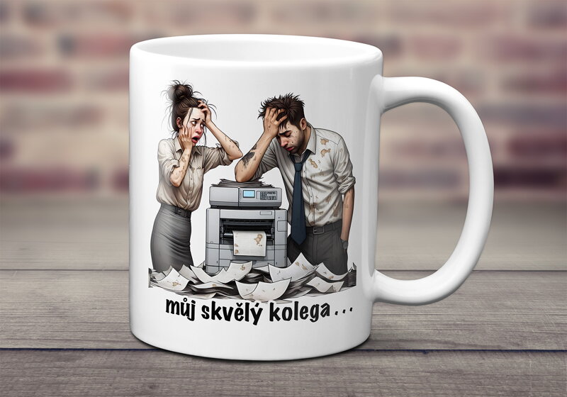 Keramický hrnek Skvělý kolega/kolegyně