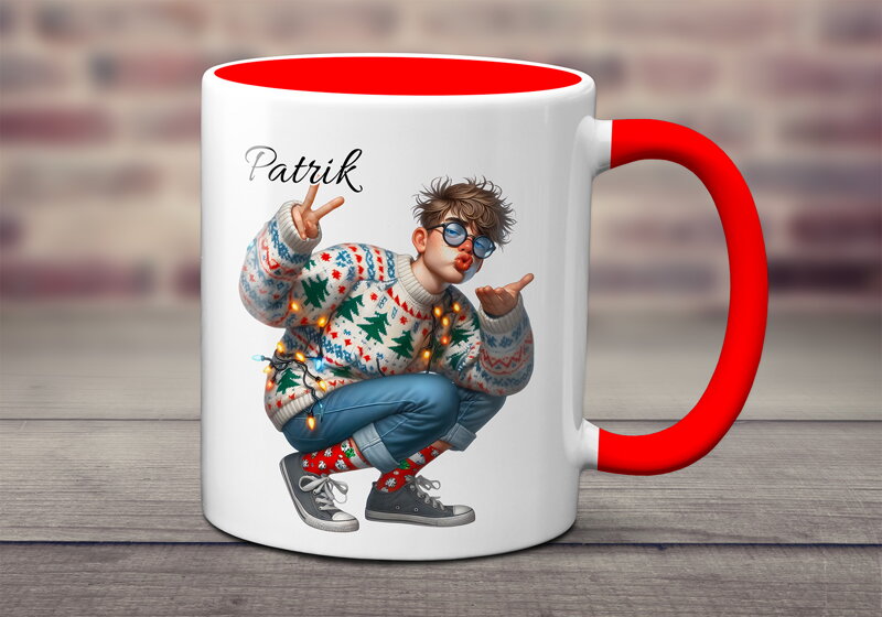 Hrnek Vánoční Holka & Kluk