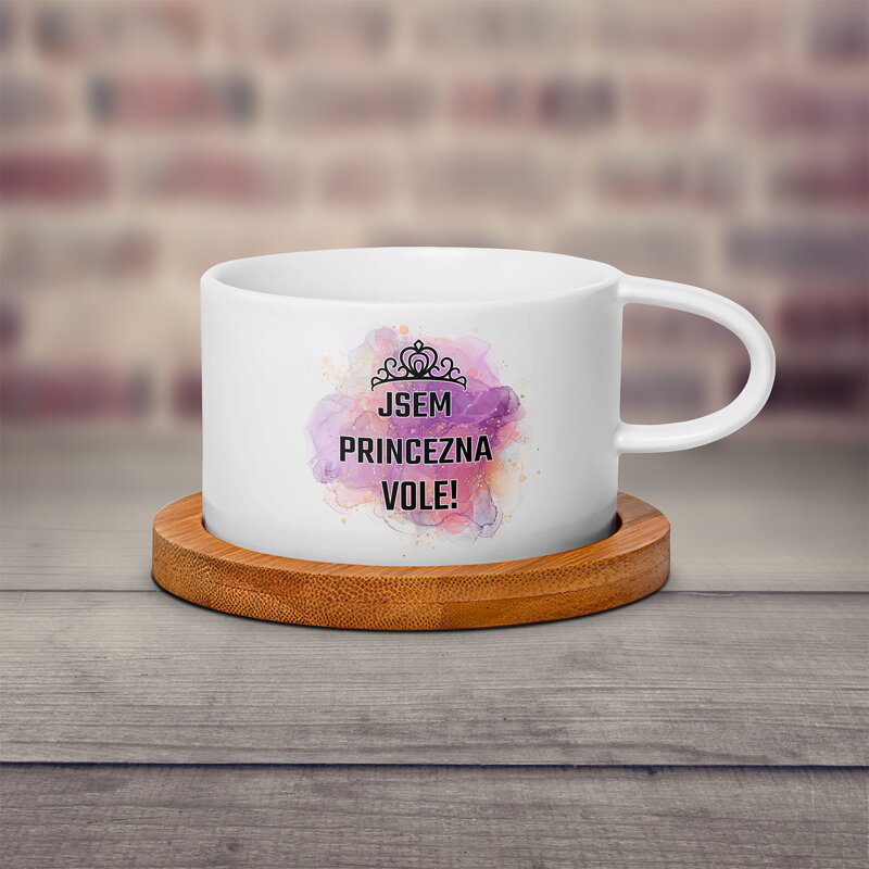 Makronka hrneček Jsem princezna VOLE Makronka hrneček Jsem princezna VOLE
