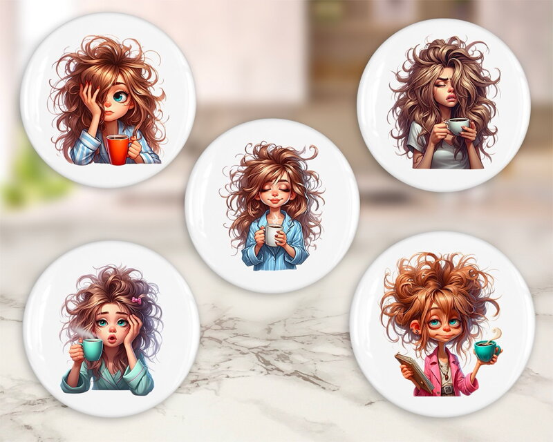 Magnetky Coffee girl