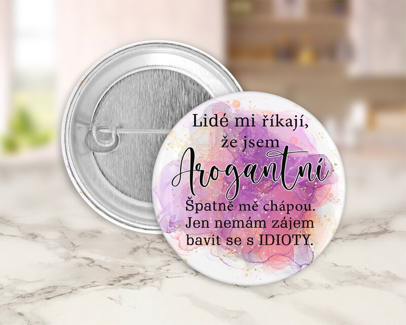 Připínáček/Přívěsek HLÁŠKY