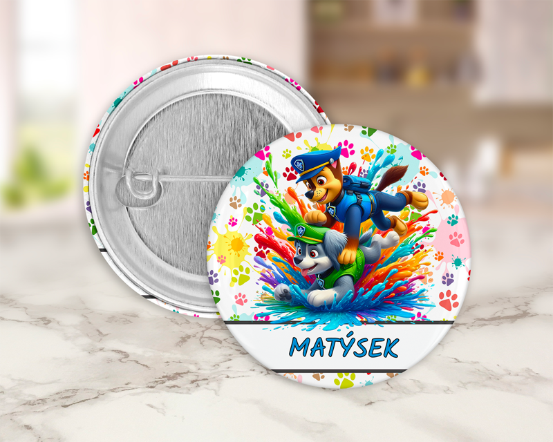 Připínáček/Přívěsek Duhový pejsci