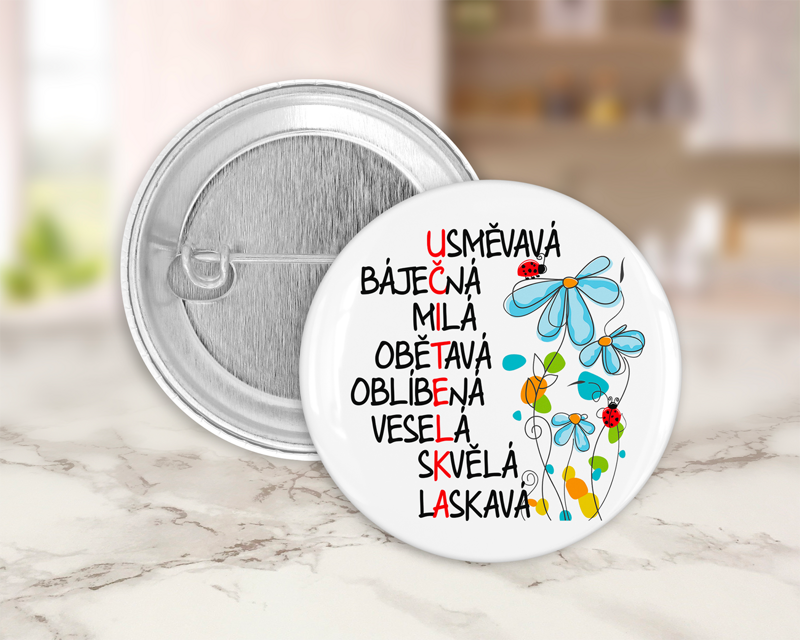 Připínáček/Přívěsek Učitelka Připínáček/Přívěsek Učitelka