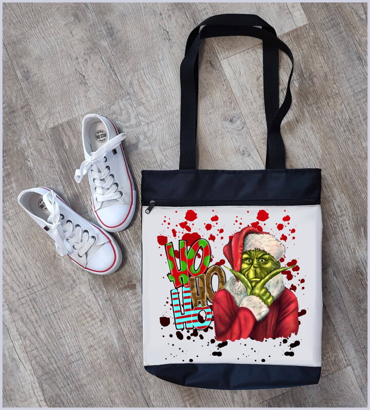 Černá taška HOHOHO Grinch Černá taška HOHOHO Grinch