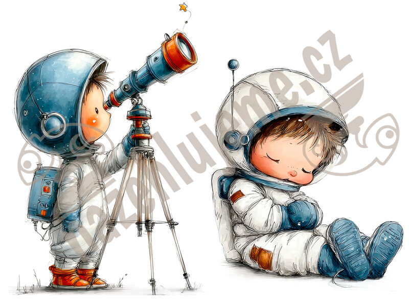Nažehlovačka Astronauti