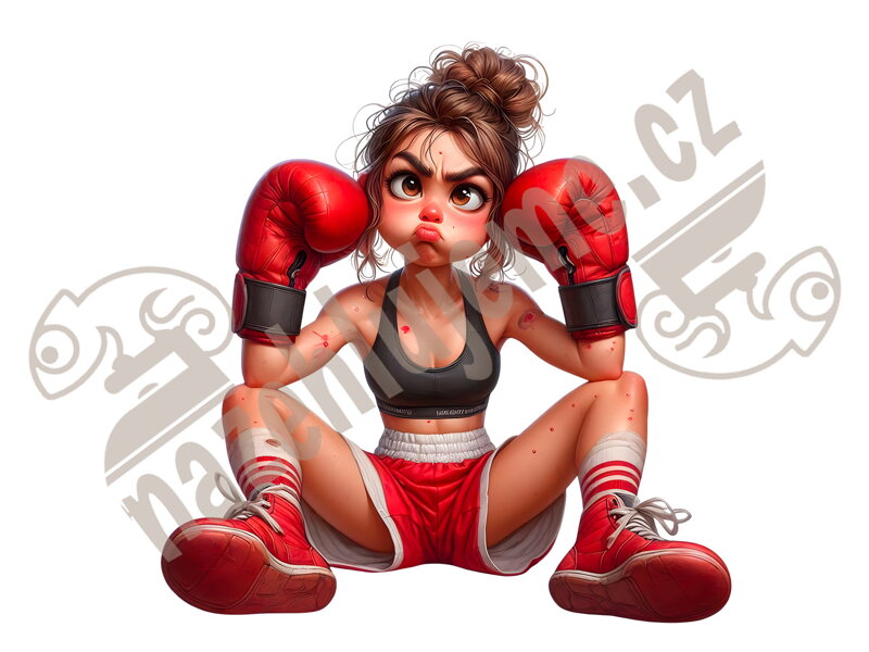 Nažehlovačka Box girl Nažehlovačka Box girl