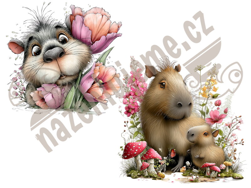 Nažehlovačka Capybara