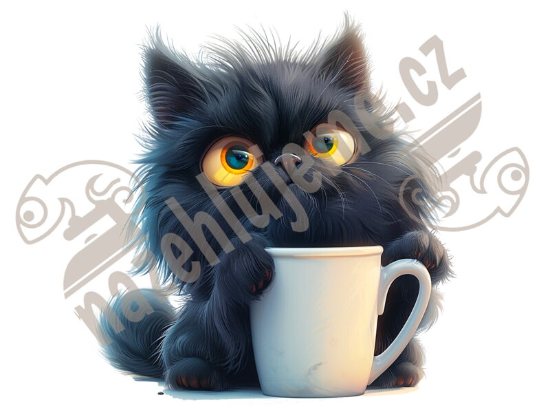 Nažehlovačka Cat coffee Nažehlovačka Cat coffee