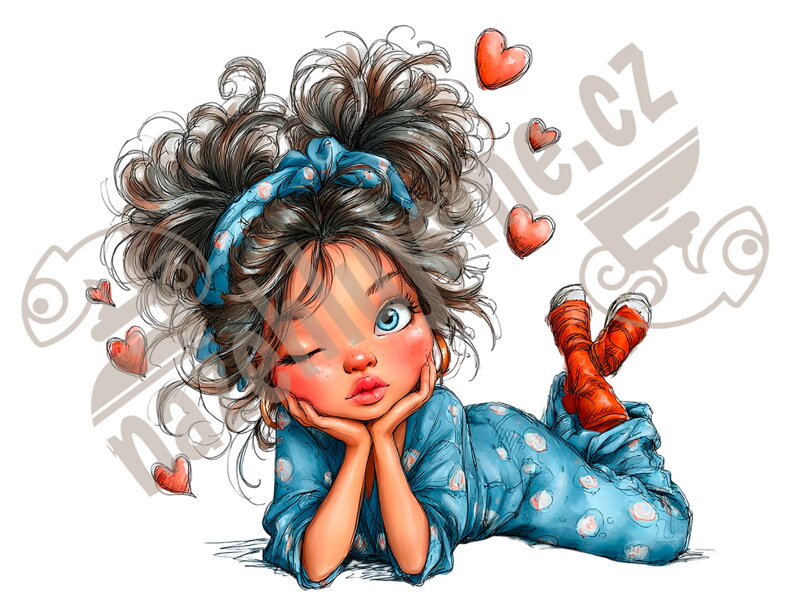 Nažehlovačka Girl Blue