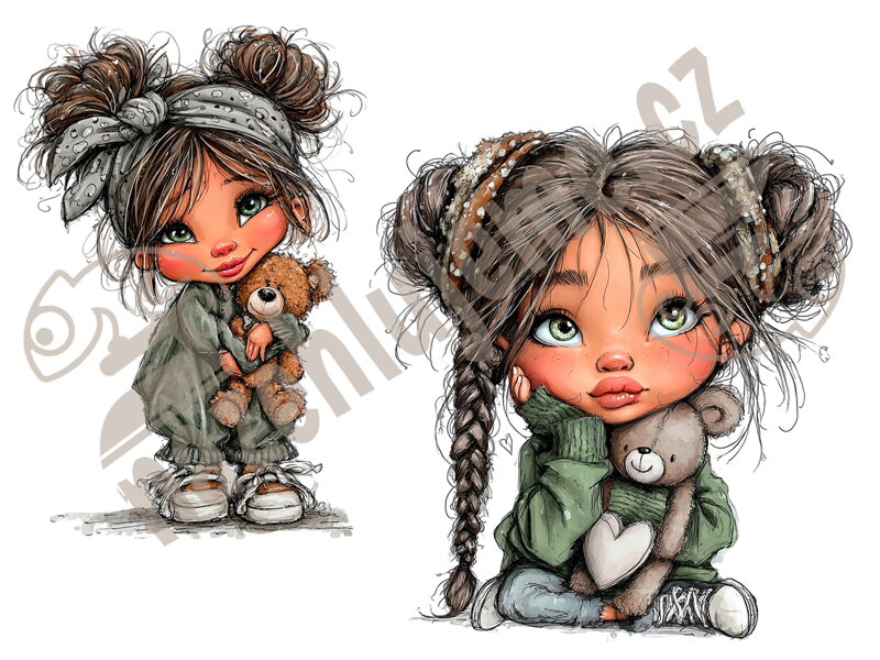 Nažehlovačka Girl Green