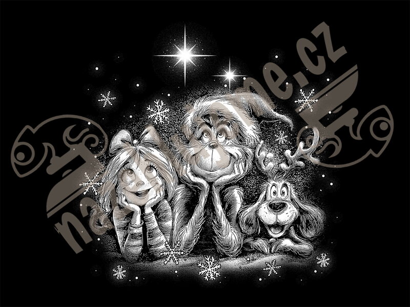 Nažehlovačka Grinch WHITE