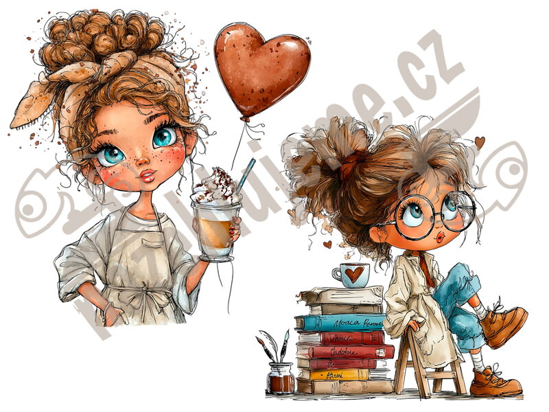 Nažehlovačka Lady coffee