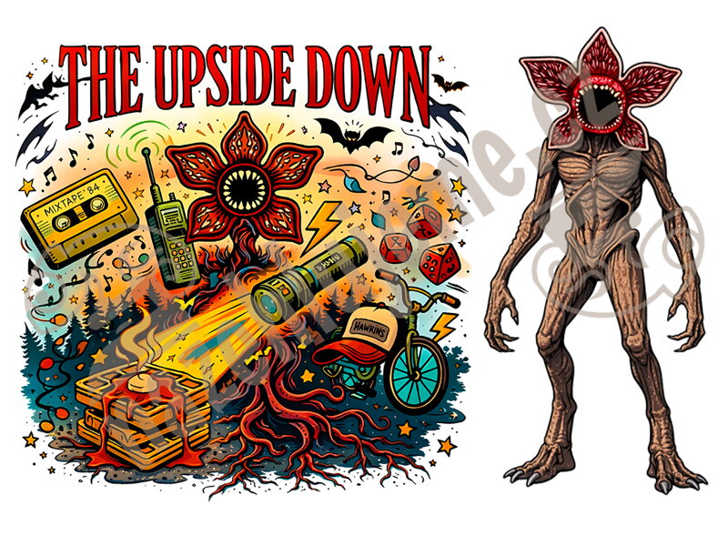 Samolepka Obrácený svět