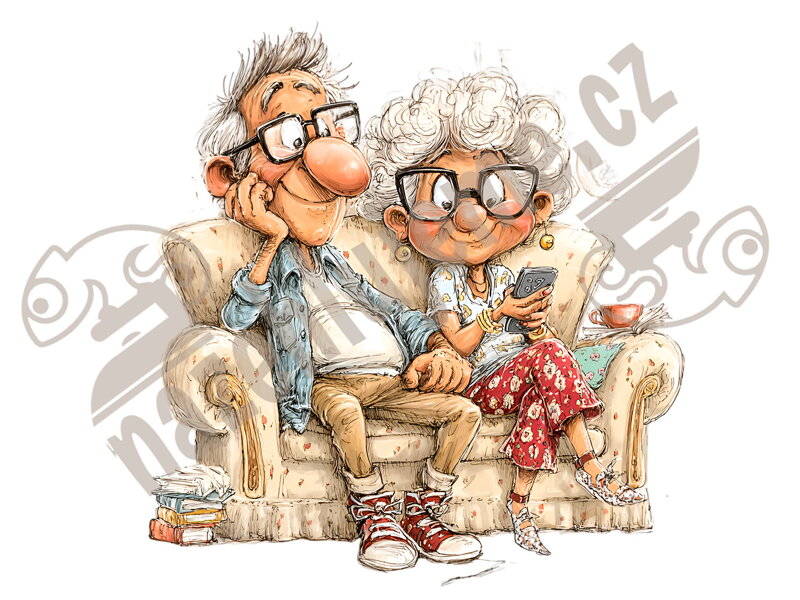 Nažehlovačka Senior pár