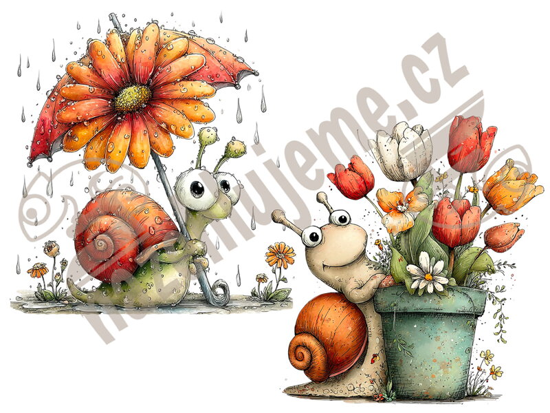 Nažehlovačka Šneček