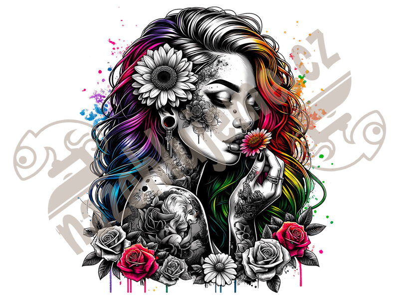 Nažehlovačka Tattoo Girl Nažehlovačka Tattoo Girl